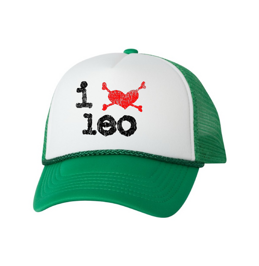 Sign Promo Trucker Hat (Green/White)